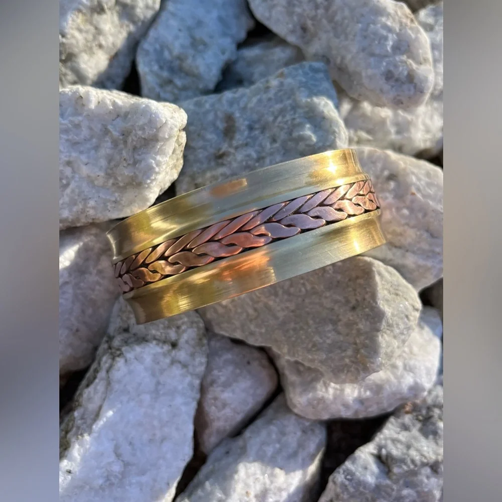 COPPER Wide Bangle/Cuff - Picture 13 of 14